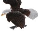 Plastic Realistic Wildlife Jungle Forest Animals Bald Eagle Action Figure Toys Playset, Kids Toddler Nature Toys Home Decor Collectibles