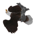 Plastic Realistic Wildlife Jungle Forest Animals Bald Eagle Action Figure Toys Playset, Kids Toddler Nature Toys Home Decor Collectibles
