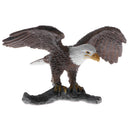 Plastic Realistic Wildlife Jungle Forest Animals Bald Eagle Action Figure Toys Playset, Kids Toddler Nature Toys Home Decor Collectibles