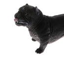 Plastic Realistic Wildlife Animals American Bully Pitbull Dog Action Figure Toys Playset, Kids Toddler Nature Toys Home Decor Collectibles