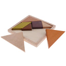 New Wooden Tangram Toy Geometrical Jigsaw Puzzle Brain Teaser Game Kids/Baby Early Learning - 14x14cm