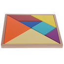 New Wooden Tangram Toy Geometrical Jigsaw Puzzle Brain Teaser Game Kids/Baby Early Learning - 22x22cm
