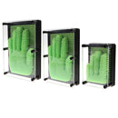 Plastic 3D Image Captor Pin Art Sculpture Hand Mould with Frame Home DÃ©cor Office Toy - Green Medium