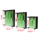 Plastic 3D Image Captor Pin Art Sculpture Hand Mould with Frame Home DÃ©cor Office Toy - Green Medium