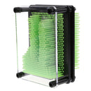 Plastic 3D Image Captor Pin Art Sculpture Hand Mould with Frame Home DÃ©cor Office Toy - Green Small