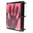 3D Impression Nails Pin Art Sculpture Hand Mold Desk Executive Toy Gadget Gifts Â–Pink Big