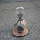 Magnetic Flower Blossoming Sandglass Hourglass with Eiffel Tower Home DÃ©cor