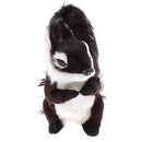 Vivid Simulation Plush Animal Model Figures Home Decoration Kids Toy Birthday Gift - Dark Brown Squirrel