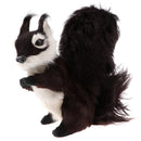 Vivid Simulation Plush Animal Model Figures Home Decoration Kids Toy Birthday Gift - Dark Brown Squirrel