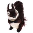 Vivid Simulation Plush Animal Model Figures Home Decoration Kids Toy Birthday Gift - Dark Brown Squirrel