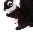 Vivid Simulation Plush Animal Model Figures Home Decoration Kids Toy Birthday Gift - Dark Brown Squirrel