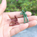 238 Pieces Army Men Playset 4cm Soldier Action Figures with Lookout Tower Flags & More Accessories