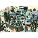 176 Pieces Army Men Playset 6cm Soldier Action Figures with Tanks Planes Flags & More Accessories