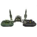 176 Pieces Army Men Playset 6cm Soldier Action Figures with Tanks Planes Flags & More Accessories