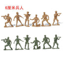 176 Pieces Army Men Playset 6cm Soldier Action Figures with Tanks Planes Flags & More Accessories