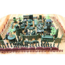 176 Pieces Army Men Playset 6cm Soldier Action Figures with Tanks Planes Flags & More Accessories