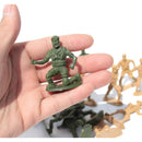 176 Pieces Army Men Playset 6cm Soldier Action Figures with Tanks Planes Flags & More Accessories
