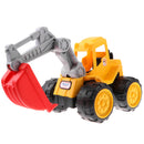 Inertial Excavator Engineering Vehicles Flexible Die-cast Cars Model Construction Sand Truck Beach Toy Kids Xmas Gift