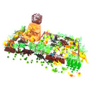200pcs Plastic Jurassic Dino Animal Model Set Playset Science & Nature Toy Educational