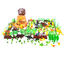200pcs Plastic Jurassic Dino Animal Model Set Playset Science & Nature Toy Educational