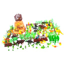200pcs Plastic Jurassic Dino Animal Model Set Playset Science & Nature Toy Educational