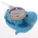 4Pcs PVC Baby's Bath Toy Sounding Blue Sea Lion Toy Floating Animal Squeaky Science Toy