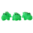 4 Pieces Cute Rubber Squeaky Crocodile Family Kids Baby Toddler Bathing Toy
