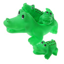4 Pieces Cute Rubber Squeaky Crocodile Family Kids Baby Toddler Bathing Toy
