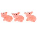 4 Pieces Cute Rubber Squeaky Pig Family Kids Baby Toddler Bathing Toy