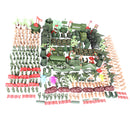 325 Pieces WWII Soldier 5cm Army Figures Playset for Army Sand Scene Model Children Toy Collection