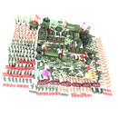 325 Pieces WWII Soldier 5cm Army Figures Playset for Army Sand Scene Model Children Toy Collection