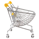 Mini Metal Shopping Cart Salesman Sample Kids Pretend Play Toy - Yellow