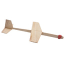 3D Wooden Puzzle DIY Inertial Hand Throwing Flying Plane Model Assembly Jigsaw Science Physics Toy