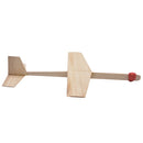 3D Wooden Puzzle DIY Inertial Hand Throwing Flying Plane Model Assembly Jigsaw Science Physics Toy