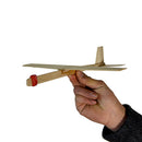 3D Wooden Puzzle DIY Inertial Hand Throwing Flying Plane Model Assembly Jigsaw Science Physics Toy