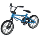 1:24 Mountain Finger Bicycle Toy Mini Alloy Road Bike Kids Toy Birthday Gift Blue Color