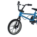 1:24 Mountain Finger Bicycle Toy Mini Alloy Road Bike Kids Toy Birthday Gift Blue Color
