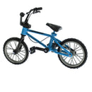 1:24 Mountain Finger Bicycle Toy Mini Alloy Road Bike Kids Toy Birthday Gift Blue Color