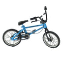 1:24 Mountain Finger Bicycle Toy Mini Alloy Road Bike Kids Toy Birthday Gift Blue Color