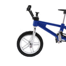 1:24 Scale Alloy Finger Bike Toy Mountain Bicycle Diecast Model w/Lock Wrench Desk Gadget Stocking Fillers Â–Blue
