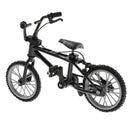 Fashion 1/24th Mountain Bicycle Model Toy Finger Bike Creative Toy Desk Gadget Party Bag Fillers Â–Black
