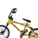 1:24 Mini Alloy Finger Bike Toy Mountain Bicycle Diecast Model Cycling Toy Novelty Game CollectiblesÂ–Yellow