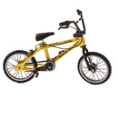 1:24 Mini Alloy Finger Bike Toy Mountain Bicycle Diecast Model Cycling Toy Novelty Game CollectiblesÂ–Yellow
