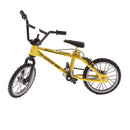 1:24 Mini Alloy Finger Bike Toy Mountain Bicycle Diecast Model Cycling Toy Novelty Game CollectiblesÂ–Yellow