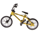 1:24 Mini Alloy Finger Bike Toy Mountain Bicycle Diecast Model Cycling Toy Novelty Game CollectiblesÂ–Yellow