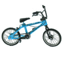Fashion 1/24th Mountain Bicycle Model Toy Finger Bike Creative Toy Desk Gadget Party Bag Fillers Â–Blue