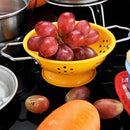 11 Pieces Metal Multicolored Mini Kitchen Cookware w/Glove Set Utensil Simulation Chef Toy Kids Cooking Play Tool Set