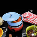 11 Pieces Metal Multicolored Mini Kitchen Cookware w/Glove Set Utensil Simulation Chef Toy Kids Cooking Play Tool Set