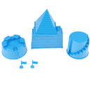 Set Of 6 Plastic Building Sand Molds Beach Sandcastle Sand Box Kids Toy Fun