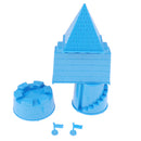 Set Of 6 Plastic Building Sand Molds Beach Sandcastle Sand Box Kids Toy Fun